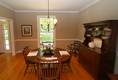 dining room after
