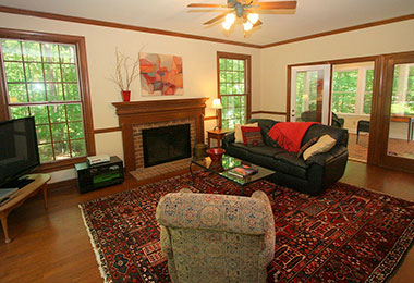 fireplace after