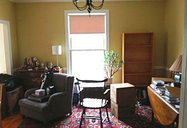 dining room before